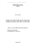 NGHIÊN CỨU CÔNG NGHỆ TRUYỀN THOẠI QUA INTERNET SỬ DỤNG GIAO THỨC TCP/IP (VOIP)