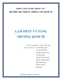 ĐỀ TÀI "LẠM PHÁT VÀ TĂNG TRƯỞNG KINH TẾ"