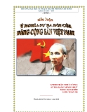 Tiểu luận: Ý nghĩa lịch sử sự ra đời Đảng cộng sản Việt Nam