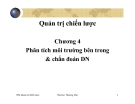 Bài giảng Quản trị chiến lược - Phân tích môi trường bên trong và chuẩn đoán DN