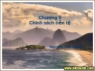 Chương 9: Chính sách tiền tệ