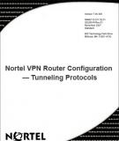 Nortel VPN Router Configuration — Tunneling Protocols