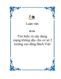 Đề tài "Tìm hiểu và xây dựng mạng không dây cho cơ sở 2 - trường cao đẳng Bách Việt"