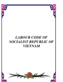 LABOUR CODE OF SOCIALIST REPUBLIC OF VIETNAM