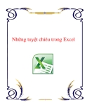 Những tuyệt chiêu trong Excel