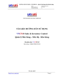 Tài liệu Hướng dẫn sử dụng: VNUNi® SIC – Quản lý Bán hàng - Siêu thị - Kho hàng