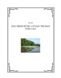 Xác định Rừng Có Giá Trị Bảo Tồn Cao(p1)