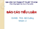 Báo cáo tiểu luận: Công nghệ sản xuất xúc xích