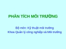 Phân tích môi trường