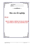 BÁO CÁO TỐT NGHIỆP: Hoàn thiện chính sách sản phẩm tại Công ty Cổ phần Vận Tải và Thương Mại Đường Sắt,