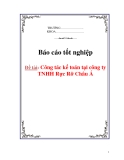 Báo cáo thực tập :"Công tác kế toán tại công ty TNHH Rực Rỡ Châu Á"