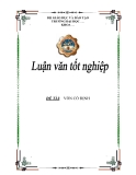 Luận văn tốt nghiệp: Vốn cố định