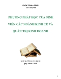 Đề tài về 'PHƯƠNG PHÁP HỌC CỦA SINH VIÊN CÁC NGÀNH KINH TẾ VÀ QUẢN TRỊ KINH DOANH'