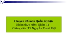 Chuyên đề môn Quản trị học " Làm thế nào doanh nghiệp giữ chân nhân viên giỏi ?"