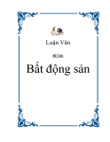 Đề tài " Bất động sản "