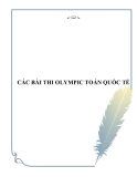 Tuyển tập đề tất cả đề thi olympic từ trước đến nay