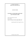 Luận văn: " GIẢI PHÁP AN NINH TRONG KIẾN TRÚC QUẢN TRỊ MẠNG SNMP"
