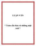 Tiểu luận môn Kinh tế vĩ mô: Toàn cầu hóa và những mặt trái