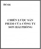 Đề tài: Chiến lược sản phẩm của công ty Sơn Hải Phòng