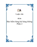 Đề Tài:  Bảo hiểm hàng hải hàng không Phần 2