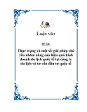 Tên đề tài “Một số giải pháp nhằm nâng cao hiệu quả trong công tác xuất khẩu tại Công Ty Dệt Hải Phòng ”