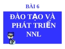 Bài giảng ĐÀO TẠO VÀ PHÁT TRIỂN NGUỒN NHÂN LỰC