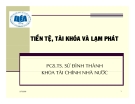 BÀI GIẢNG: "Tiền tệ, tài khóa và lạm phát"