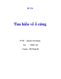 Đề tài " tìm hiểu về ổ cứng "