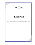 Luận văn " DOANH NGHIỆP VỪA VÀ NHỎ Ở  VIỆT NAM "