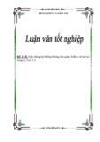 Đề tài "Xây dựng hệ thống thông tin quản lí kho vật tư tại công ty ô tô 1-5 "