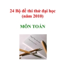 24 Bộ đề thi thử đại học ( năm 2010)