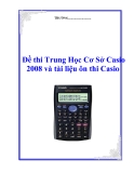 Đề thi giải Toán trên Casio năm  2008 cấp THCS