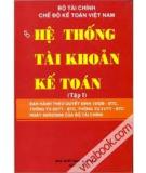 Hệ thống tài khoản - chế độ kế toán