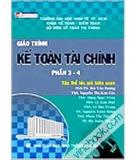 Giáo trình học môn kế toán tài chính - GS.TS Ngô thế Chi & TS.Trương Thị Thuỷ