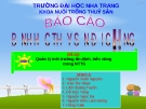 Đề tài: Quản lý môi trường ổn định, bền vững trong nuôi trồng thủy sản