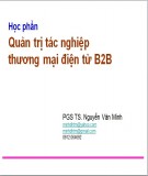 Bài giảng Quản trị tác nghiệp thương mại điện tử B2C - PGS.TS. Nguyễn Văn Minh