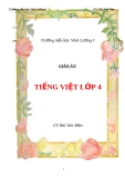 Giáo án lớp 4 môn tiếng việt