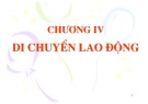 Chuơng  4: Di chuyển lao động