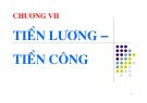 Chương 7: Tiền luơng và tiền công