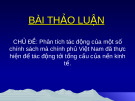 BÀI THẢO LUẬN KINH TẾ VĨ MÔ