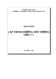 Kỹ thuật lập trình hướng đối tượng với C++