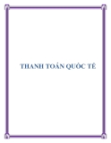 bài giảng học về môn THANH TOÁN QUỐC TẾ