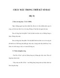CHẢY MÁU TRONG THỜI KỲ SỔ RAU (Kỳ 2) 