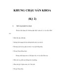 KHUNG CHẬU SẢN KHOA (Kỳ 2)  