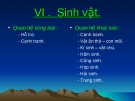 Đa dạng sinh học - Chương 6: Sinh vật