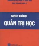 Giáo trình môn học: Quản trị học