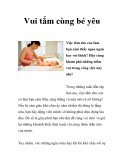 Vui tắm cùng bé yêu  