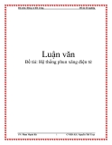 Đề tài: Hệ thống phun xăng điện tử