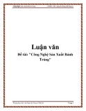 Đề tài: "Công Nghệ Sản Xuất Bánh Tráng"