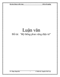 Luận văn: Hệ thống phun xăng điện tử